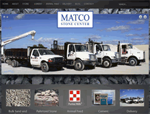 Tablet Screenshot of matcostonecenter.com